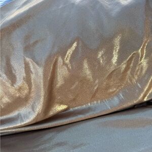 Gold Spandex fabric 6 yards dead stock swimwear costume cosplay diy NWOT